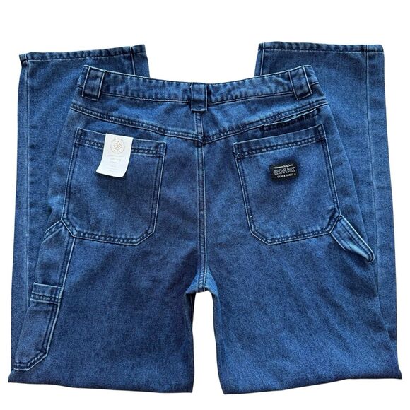 Roark Denim - Roark Women's HWY 1 Utility Carpenter Jeans Mid Rise Straight Leg Size 29 NEW